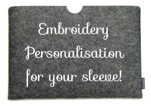 Add Personalisation for your Emmerson Gray sleeve!